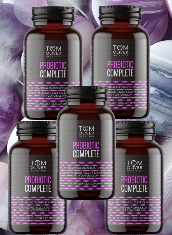 Tom Oliver 5 Pieces Tom Oliver Probiotics 10 Billion 60 Capsules - Image 1